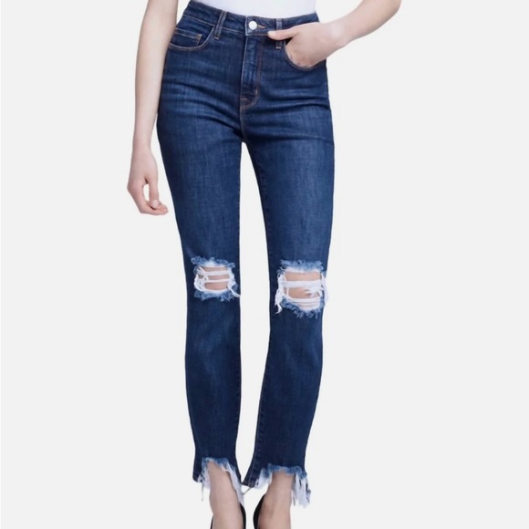 L’AGENCE Size 27 Pre-Owned Excellent Condition High Line Jeans In Monrovia - Picture 2 of 7